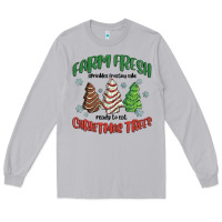 Moon Dust farm fresh christmas trees Long Sleeve Tee - MaliasSmallBusiness