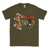 Army Green refuse to sink Classic Tee - Zillion Design Studio