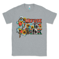 Heather Grey refuse to sink Classic Tee - Zillion Design Studio