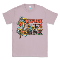 Lilac refuse to sink Classic Tee - Zillion Design Studio