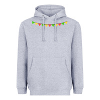Heather Grey mexican flags Heavyweight Hoodie - FaDigitalArtStudio