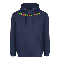Navy mexican flags Heavyweight Hoodie - FaDigitalArtStudio