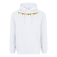 White mexican flags Heavyweight Hoodie - FaDigitalArtStudio