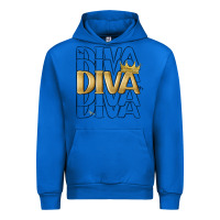 Cobalt diva Urban Hoodie - MaliasSmallBusiness