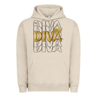 Pigment French Oak diva Urban Hoodie - MaliasSmallBusiness