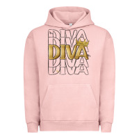 Pigment Salmon diva Urban Hoodie - MaliasSmallBusiness