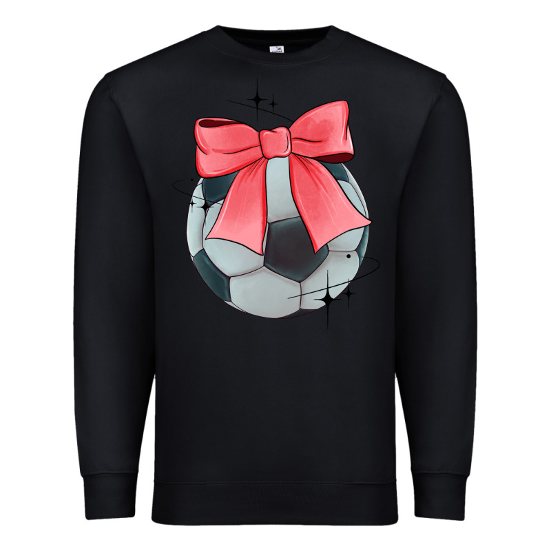 Coquette Soccer Bow Premium Sweatshirt by JahusDesignShop | Teevron