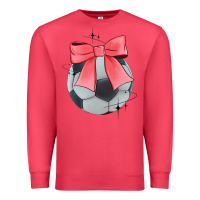 Cardinal coquette soccer bow Premium Sweatshirt - JahusDesignShop