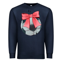 Navy coquette soccer bow Premium Sweatshirt - JahusDesignShop