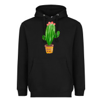 Black mexican cactus Heavyweight Hoodie - FaDigitalArtStudio