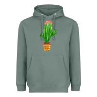 Sage mexican cactus Heavyweight Hoodie - FaDigitalArtStudio