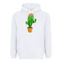 White mexican cactus Heavyweight Hoodie - FaDigitalArtStudio