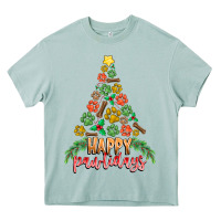 Arona paw print christmas tree Heavy Core Tee - CowhideDigitalArt