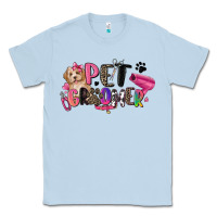 Dusty Blue pet groomer Classic Tee - Zillion Design Studio