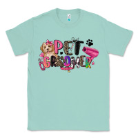 Seafoam pet groomer Classic Tee - Zillion Design Studio