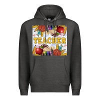 Charcoal Heather Teacher Equipment Premium Hoodie - LillyAllenDesigns