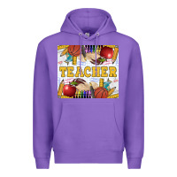 Purple Teacher Equipment Premium Hoodie - LillyAllenDesigns