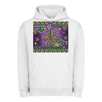Pigment Lunar Rock mardi gras fleur de lis Urban Hoodie - MaliasSmallBusiness