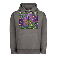 Pigment Tornado mardi gras fleur de lis Urban Hoodie - MaliasSmallBusiness