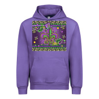 Tulip mardi gras fleur de lis Urban Hoodie - MaliasSmallBusiness