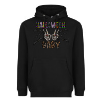 Black halloween baby Heavyweight Hoodie - CowhideDigitalArt