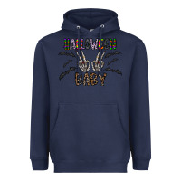 Navy halloween baby Heavyweight Hoodie - CowhideDigitalArt