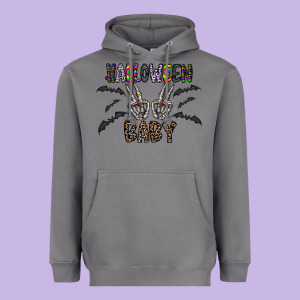 Halloween Baby Heavyweight Hoodie Designed By Cowhidedigitalart