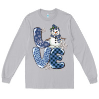 Moon Dust love snowman Long Sleeve Tee - MaliasSmallBusiness