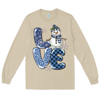 Mushroom love snowman Long Sleeve Tee - MaliasSmallBusiness