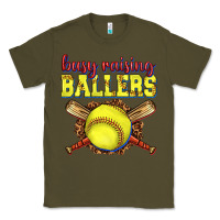 Army Green busy raising ballers softball Classic Tee - texasbilliewilder