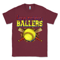 Burgundy busy raising ballers softball Classic Tee - texasbilliewilder