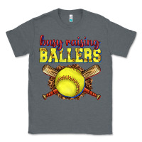 Charcoal Heather busy raising ballers softball Classic Tee - texasbilliewilder