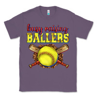 Lavender busy raising ballers softball Classic Tee - texasbilliewilder