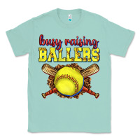 Seafoam busy raising ballers softball Classic Tee - texasbilliewilder