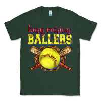 Sports Green busy raising ballers softball Classic Tee - texasbilliewilder