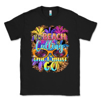 Black the beach is calling and i must go Classic Tee - BarkalooDesign