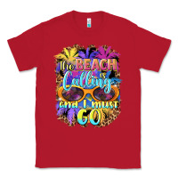 Red the beach is calling and i must go Classic Tee - BarkalooDesign
