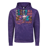 Cloud Purple sleep all day nurse all night Vintage Hoodie - AdoDesignShop