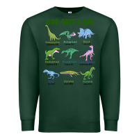Sports Green god says i am dinosaurs Premium Sweatshirt - JahusDesignShop