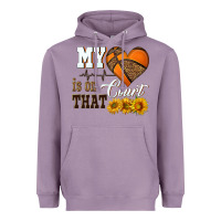 Lavender my heart is on that court Heavyweight Hoodie - HRA Design Shop