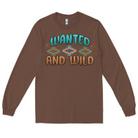 Chestnut wanted and wild Long Sleeve Tee - MaliasSmallBusiness