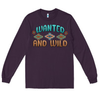 Plum wanted and wild Long Sleeve Tee - MaliasSmallBusiness