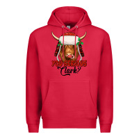 Cardinal you serious clark highland cow Premium Hoodie - Jasminsmagicworld