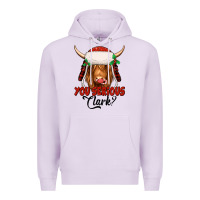 Lilac you serious clark highland cow Premium Hoodie - Jasminsmagicworld