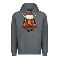 Rock you serious clark highland cow Premium Hoodie - Jasminsmagicworld