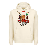 Tofu you serious clark highland cow Premium Hoodie - Jasminsmagicworld