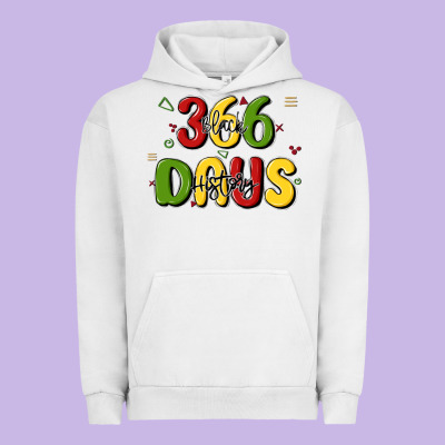 366 Days Black History Urban Hoodie Designed By Maliassmallbusiness