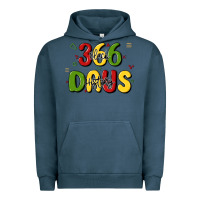 Pigment Midnight Navy 366 days black history Urban Hoodie - MaliasSmallBusiness