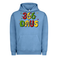 Pigment Pebble Blue 366 days black history Urban Hoodie - MaliasSmallBusiness