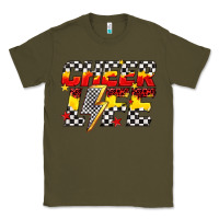 Army Green cheer life Classic Tee - texasbilliewilder